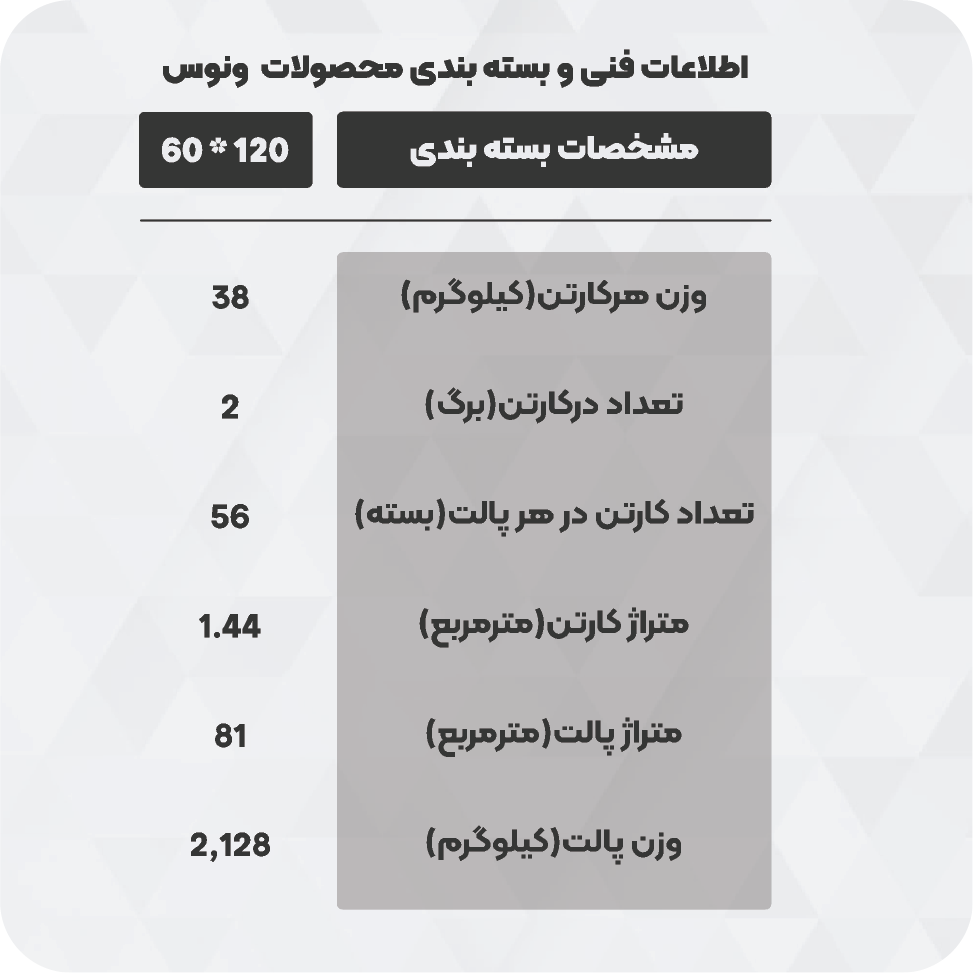 کاشی ونوس 60*120